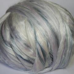 70% Merino Wool, 30% Silk, Ashland Bay Trading Company, Lilac Top, Roving, spinning, felting, fiber