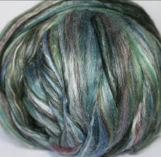 70% Merino Wool, 30% Silk, Ashland Bay Trading Company, McKenzie Top, Roving, spinning, felting, fiber